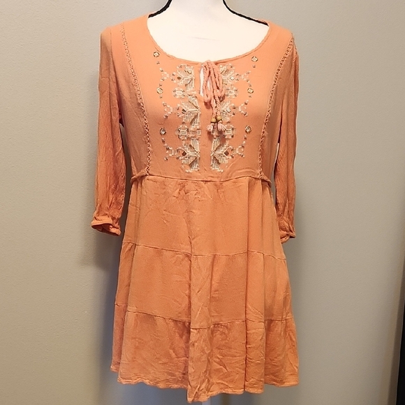 Miss Me Dresses & Skirts - Miss Me Peach Knit Top
